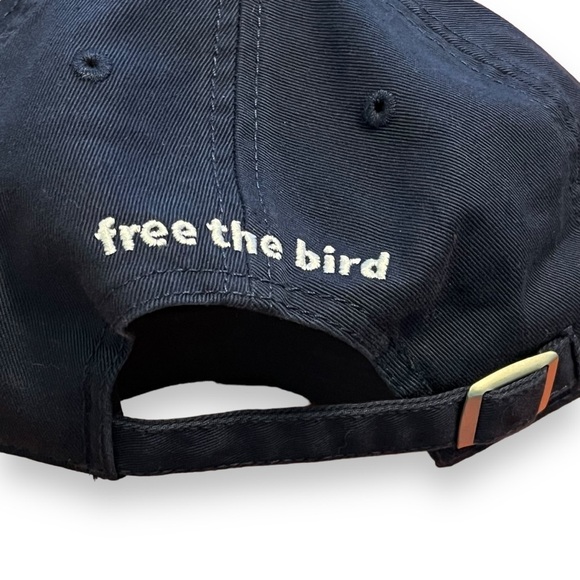 Birddogs Logo Baseball Hat Navy Blue w/Pink Logo 100% Cotton Adjustable Preppy - Picture 4 of 5